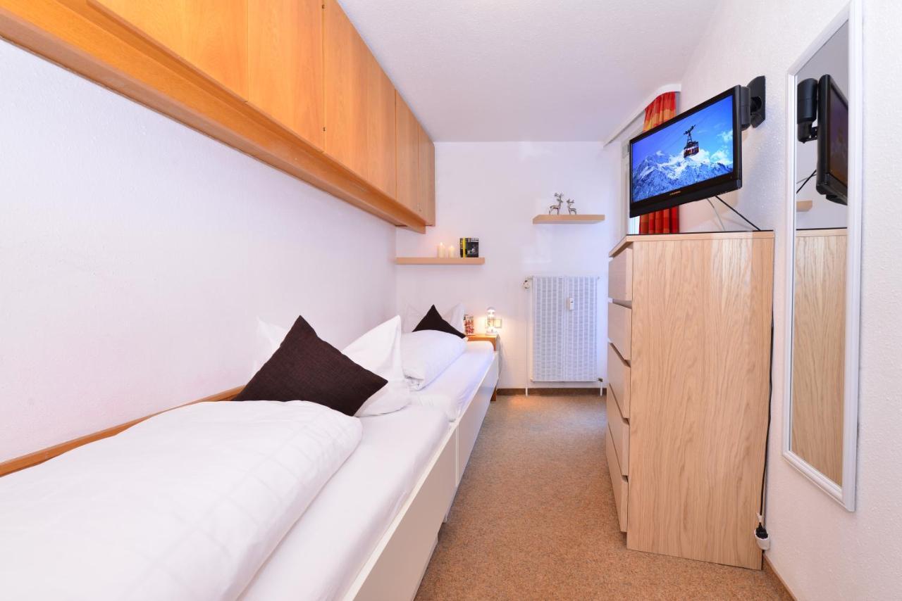 Economy-appartement met eenpersoonsbedden voor max. 4 volwassenen