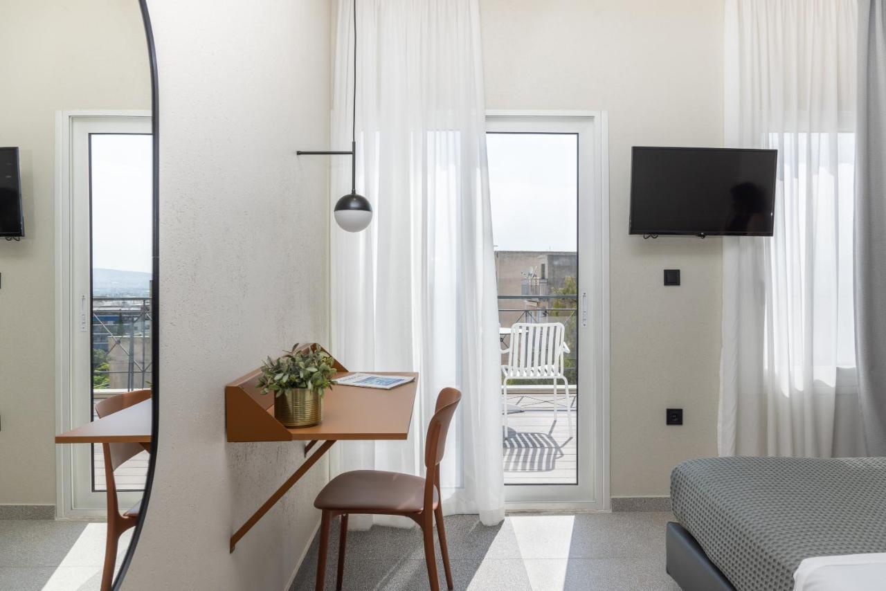 Chambre Double ou Lits Jumeaux - Vue sur l'Acropole