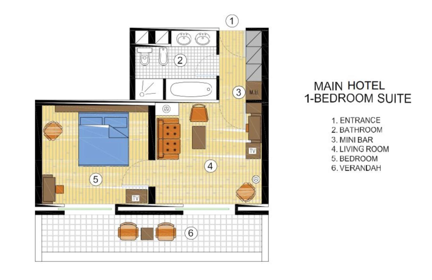 1-Bedroom Suite