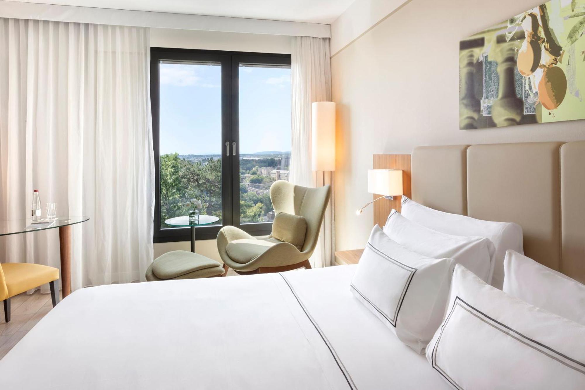 Chambre The Level avec Accès au Salon Exécutif - Vue sur Ville