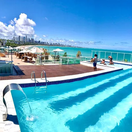 Blue Sunset Premium - Flat Beira Mar Para Ate 5 Pessoas - Cabo Branco - Piscina Rooftop-2